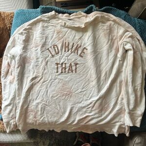 Cream 'I'd Hike That' Sweatshirt